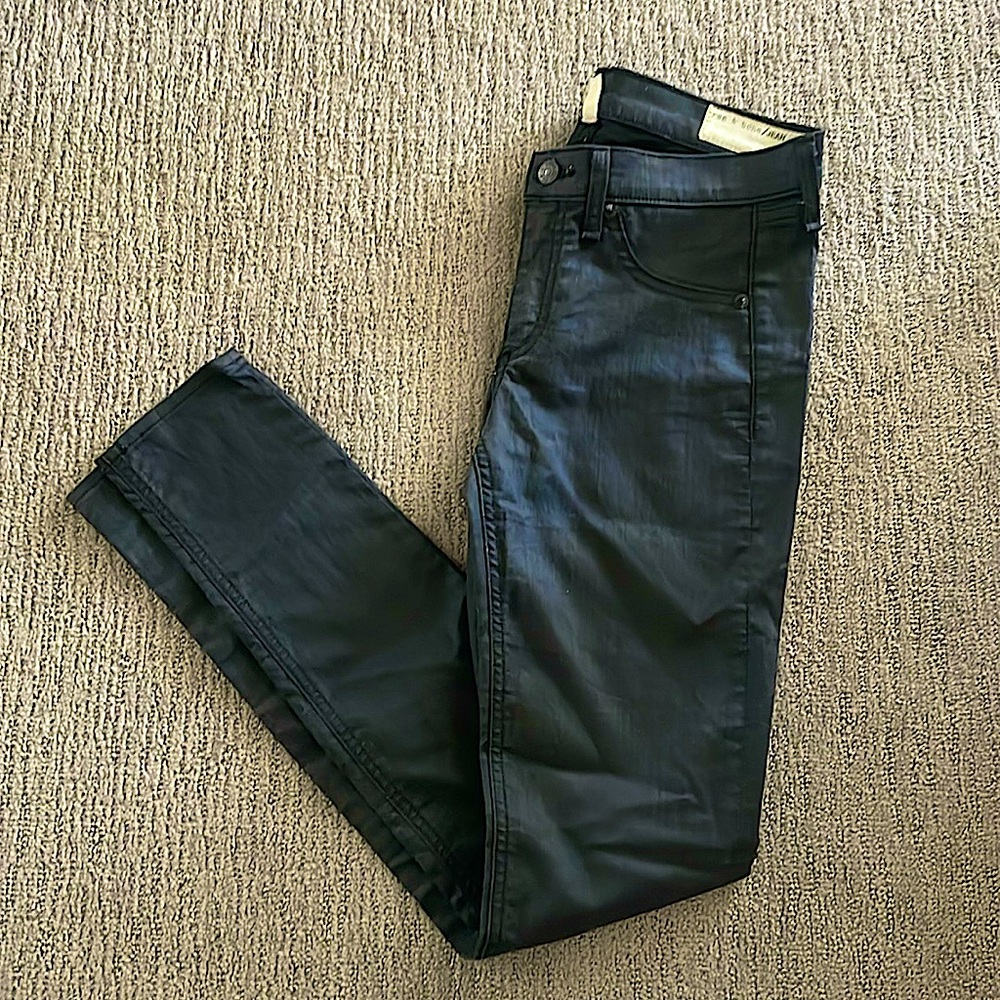 Rag & Bone leggings jeans in charcoal grey